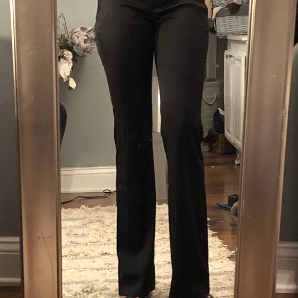 BCBG black straight leg trouser slacks size 2 - Picture 4 of 16